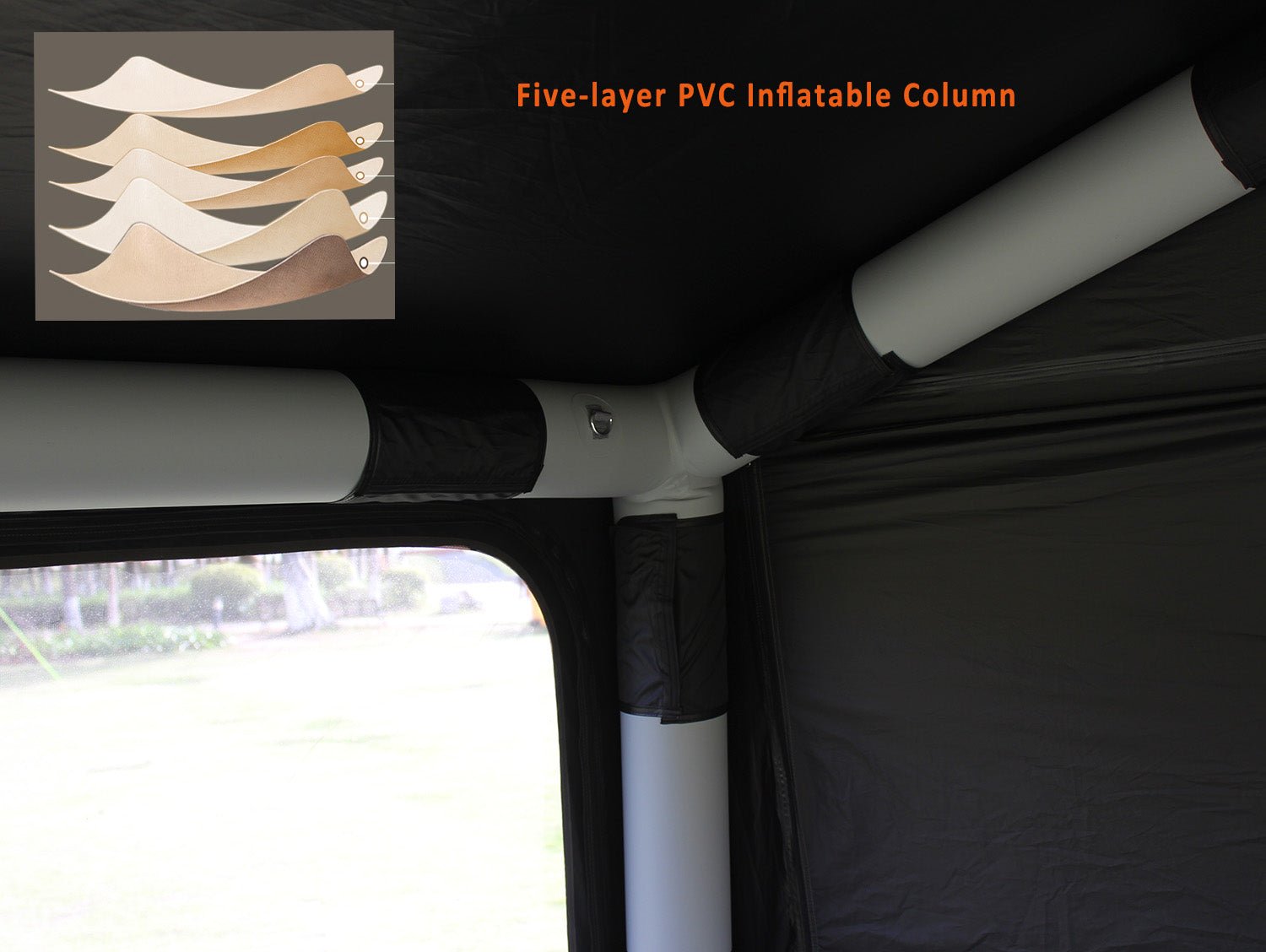7 M ² New Design inflatable tent MOT-Q500