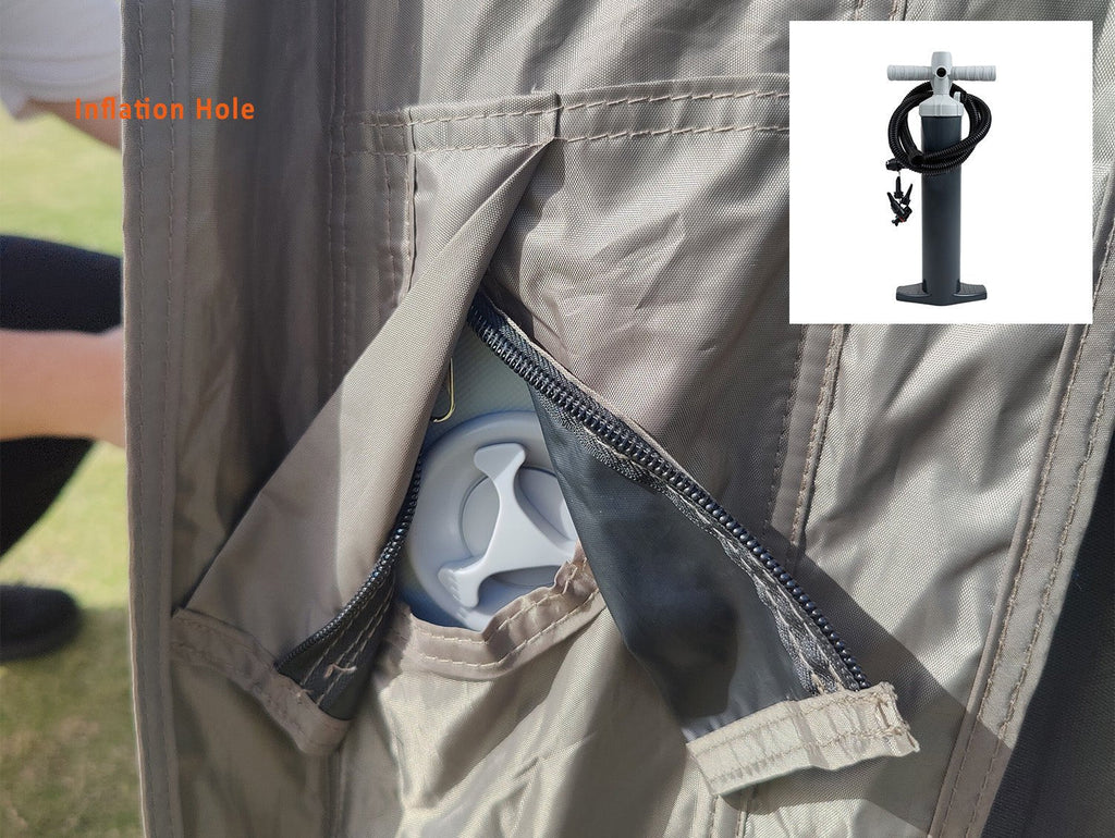 12m²  New Design inflatable tent MOT-Q500 With Bed Room