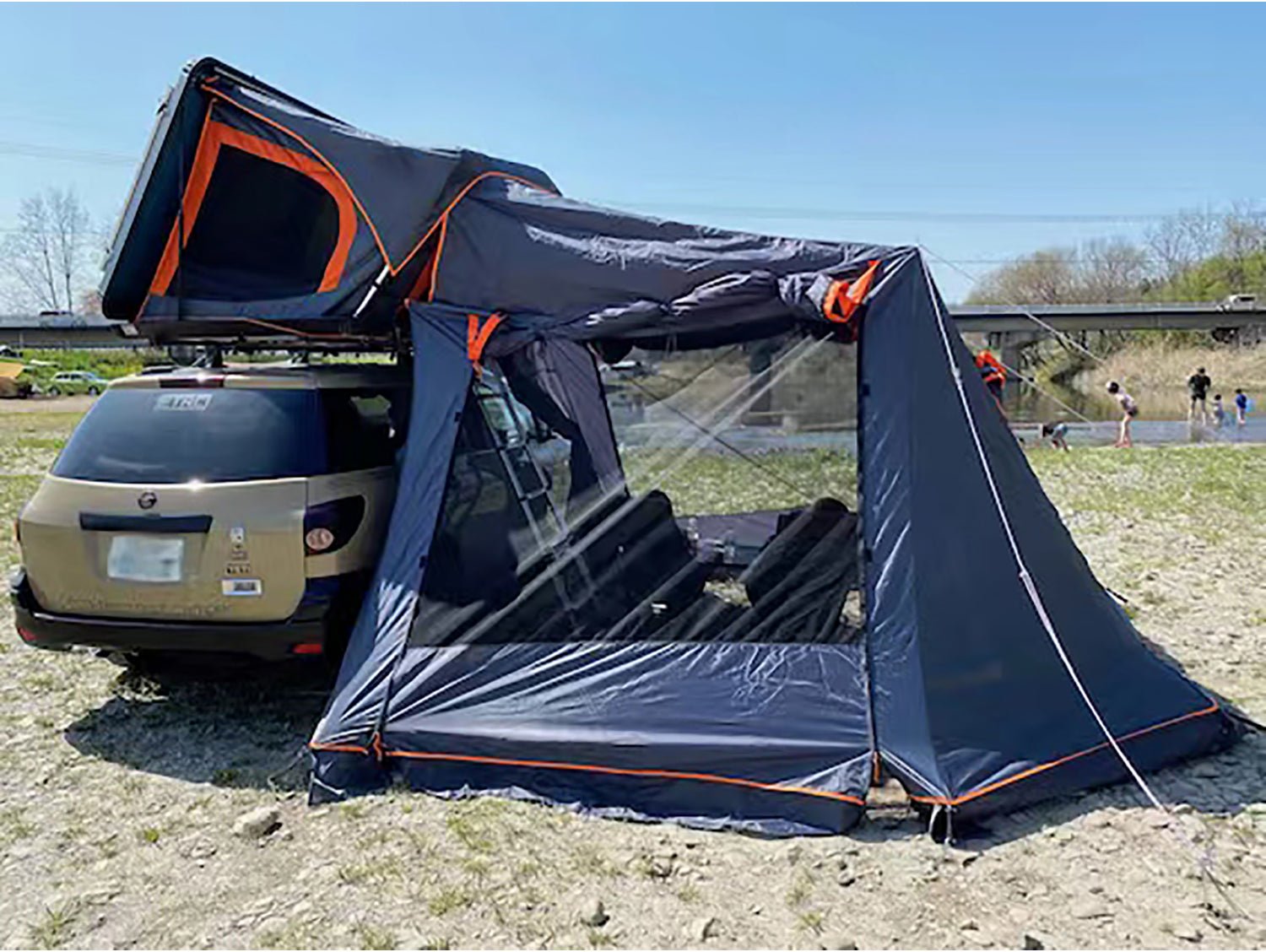 2  People Aluminum Hard shell Car  Roof Top Tent  MOT-T800