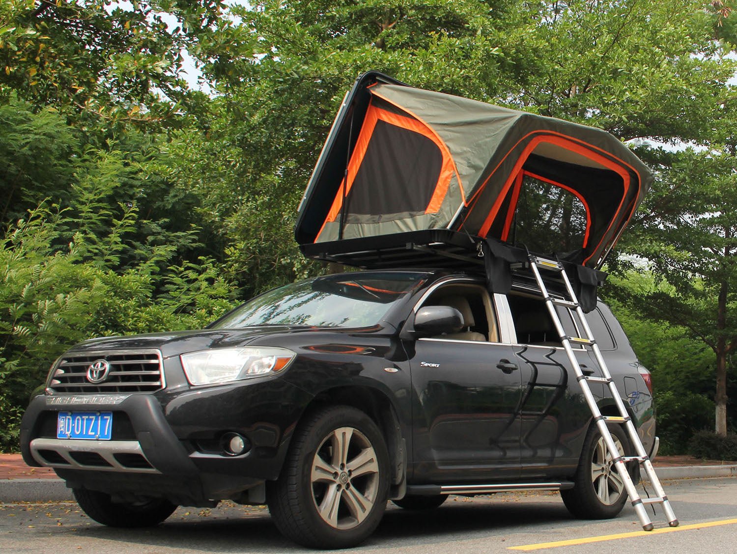2  People Aluminum Hard shell Car  Roof Top Tent  MOT-T800