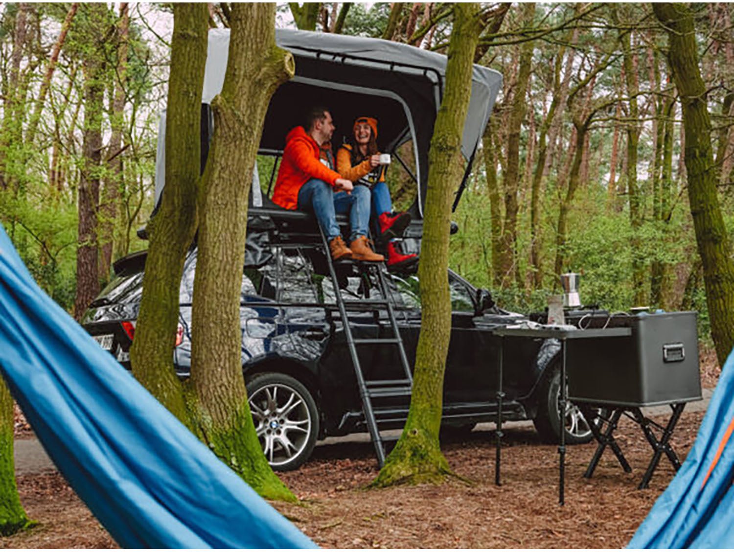 1-2 People  Aluminum Soft shell Car  Roof Top Tent  DIY MOT-T1000
