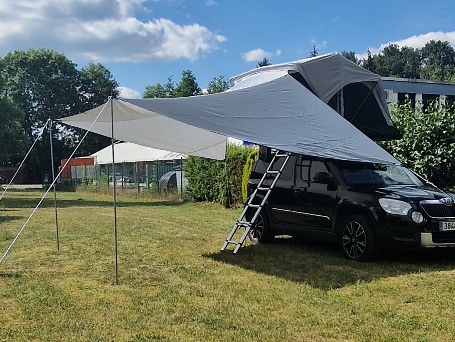 1-2 People  Aluminum Soft shell Car  Roof Top Tent  DIY MOT-T1000