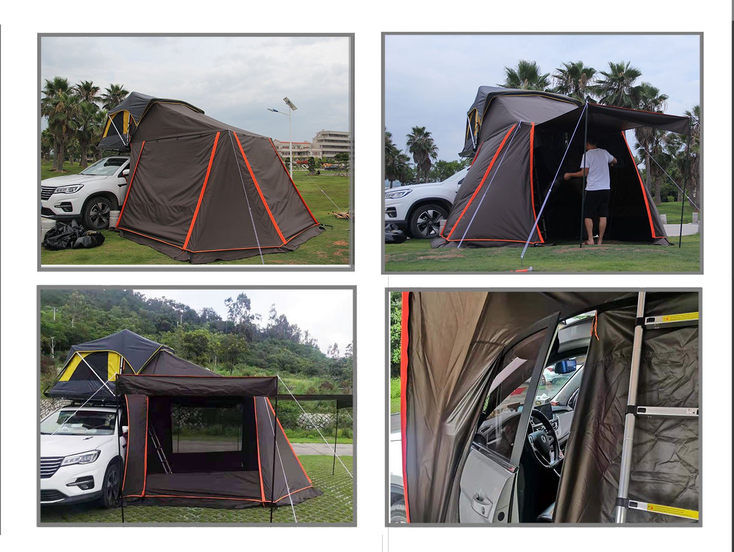 2 People Aluminum Soft shell Car  Roof Top Tent  MOT-T1000