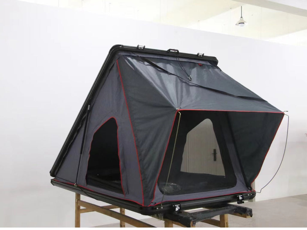 2 People Triangle  Aluminum Hard Shell Roof Top Tent  MOT-LT01