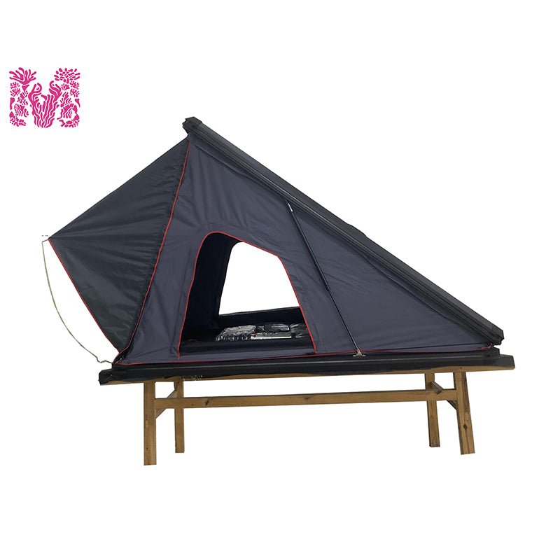2 People Triangle  Aluminum Hard Shell Roof Top Tent  MOT-LT01