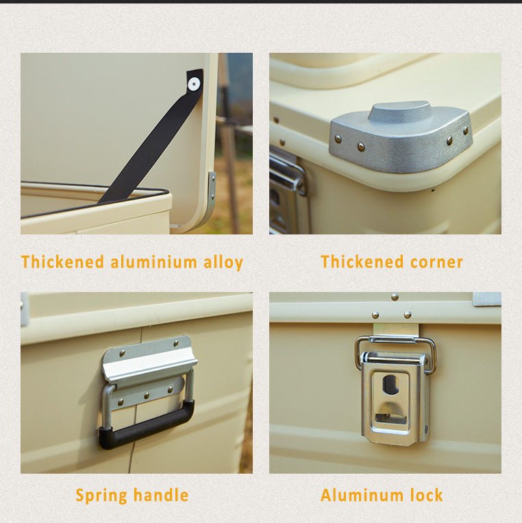 42L/63L/116L Aluminum Alloy Storage Box MOT-SB02