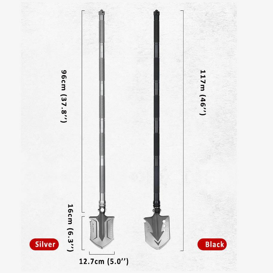 Multi-Functional Camping Shovel for Outdoor Adventure - Compact, Portable Armory Tool
