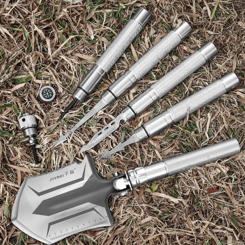 Multi-Functional Camping Shovel for Outdoor Adventure - Compact, Portable Armory Tool