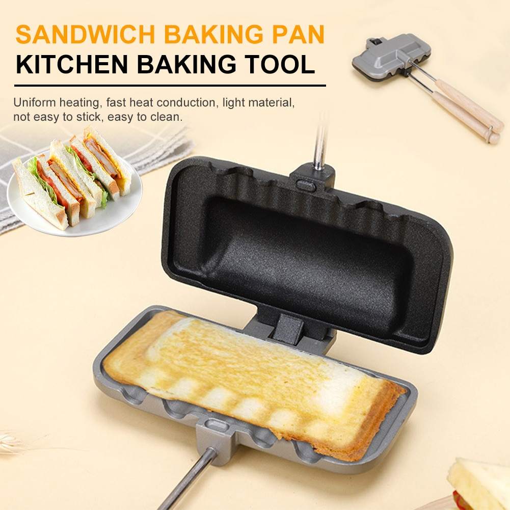 Compact Camping Sandwich Baking Pan for Outdoor Adventure