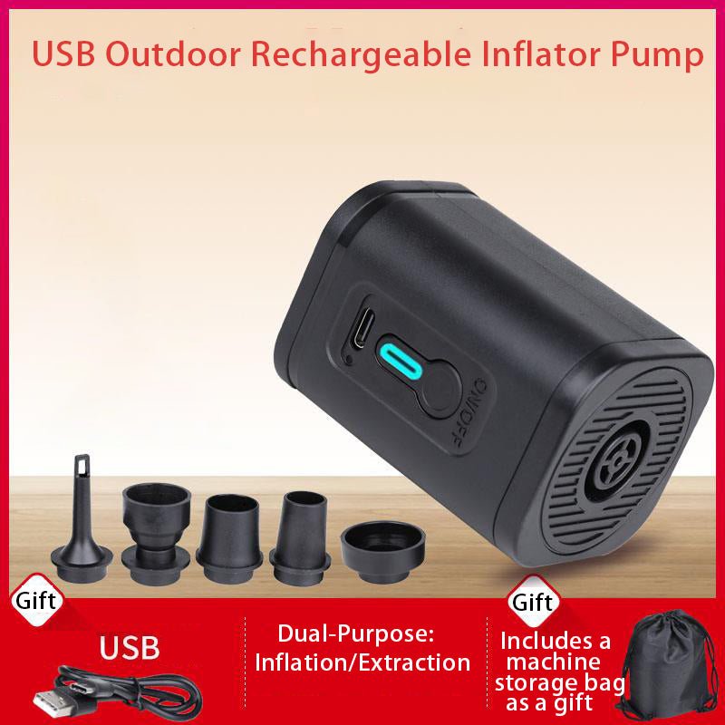 Compact High-Efficiency Air Pump for Camping - Fits Roof Top & Tent Use