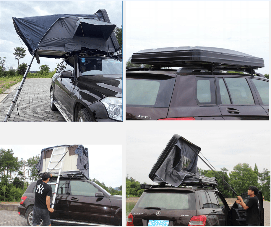 For 3-4  People ABS Hard shell Car  Roof Top Tent MOT-T04