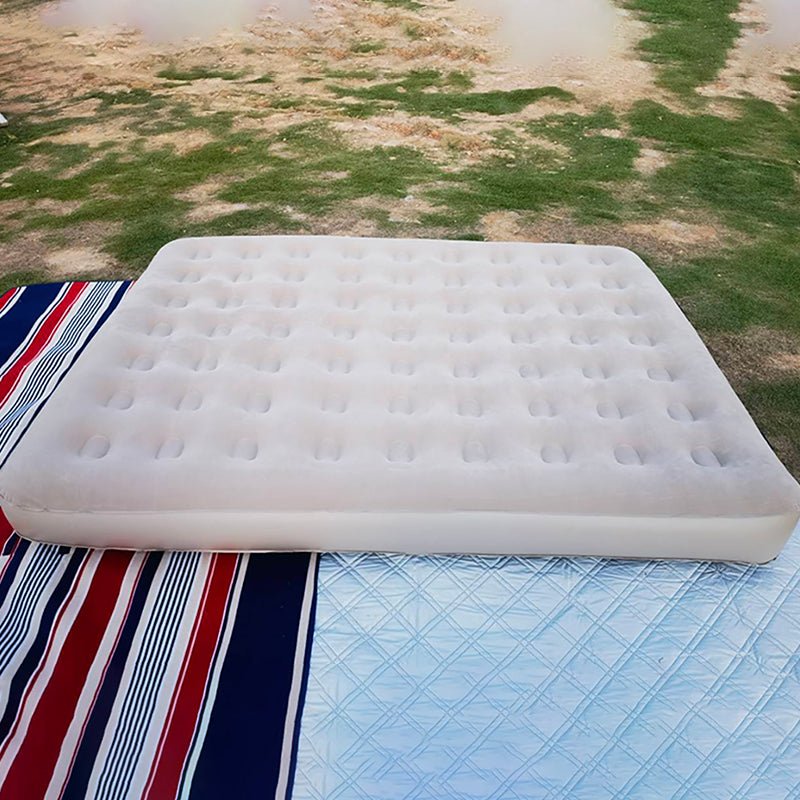 Heavy-Duty PVC Air Mattress for Camping - Compact, Inflatable Outdoor Sleeping Bed