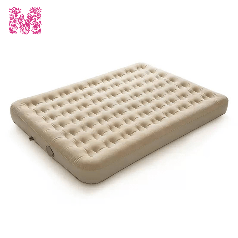 Heavy-Duty PVC Air Mattress for Camping - Compact, Inflatable Outdoor Sleeping Bed