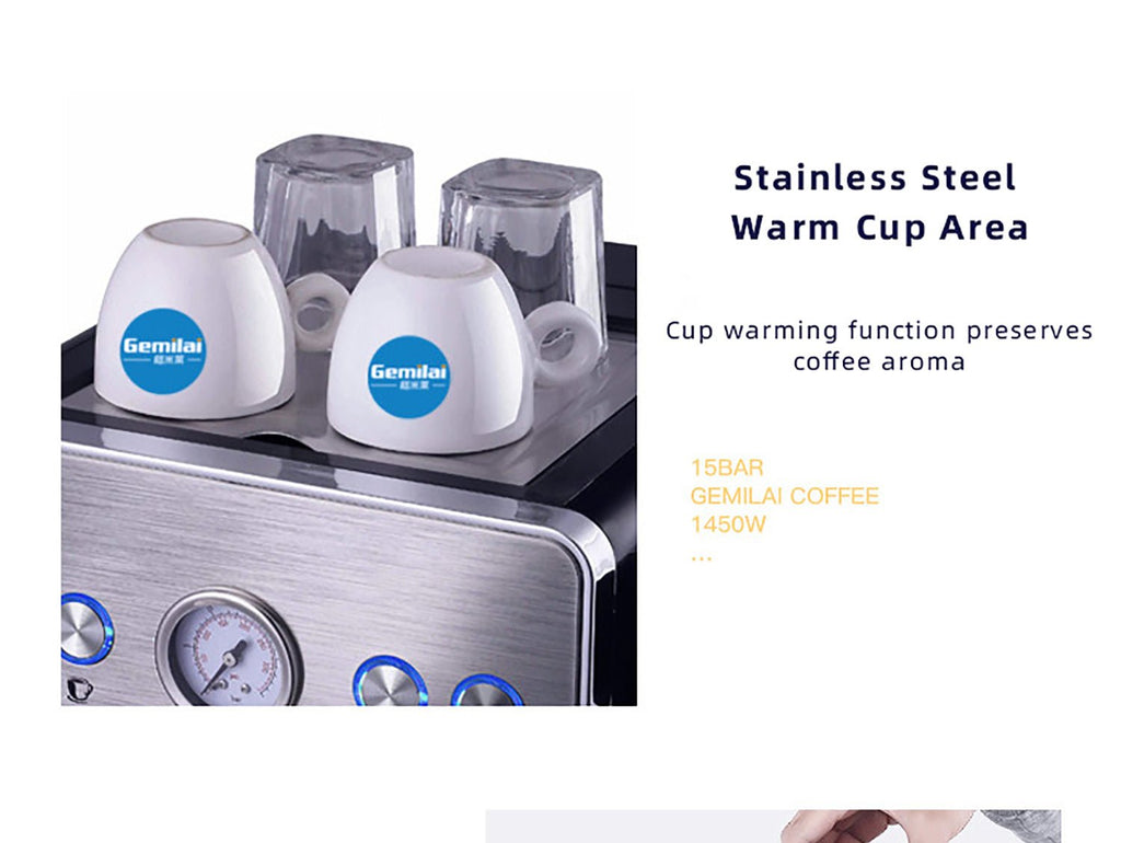 Mini Barista Stainless Steel Espresso Machine M3605