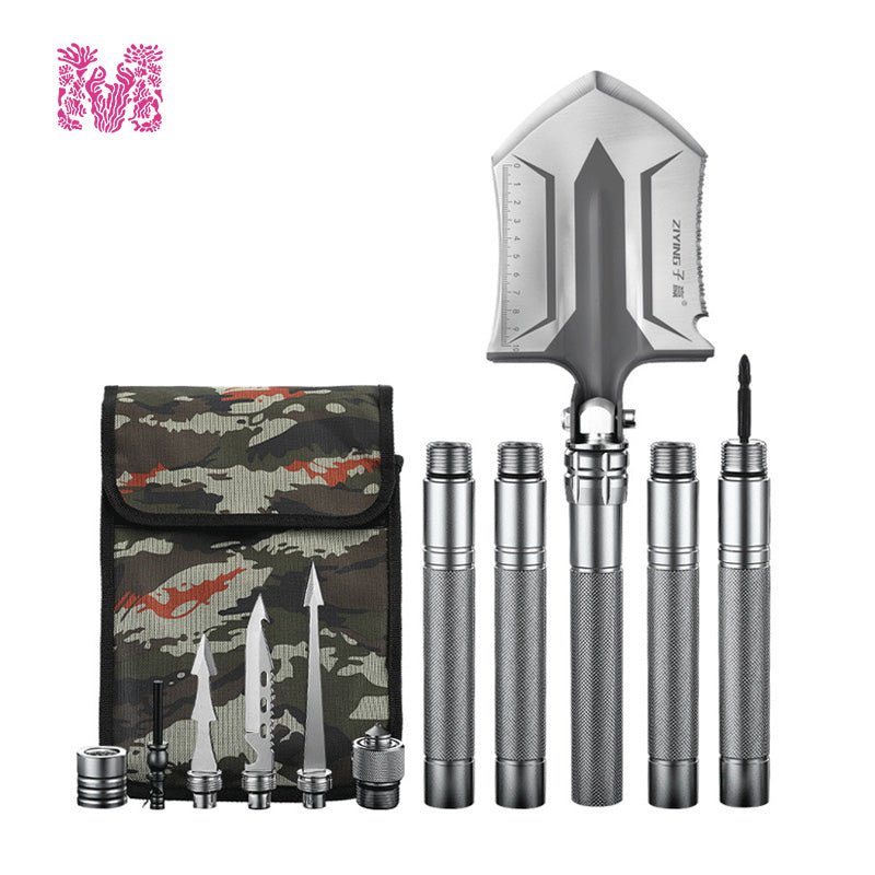 Multi-Functional Camping Shovel for Outdoor Adventure - Compact, Portable Armory Tool