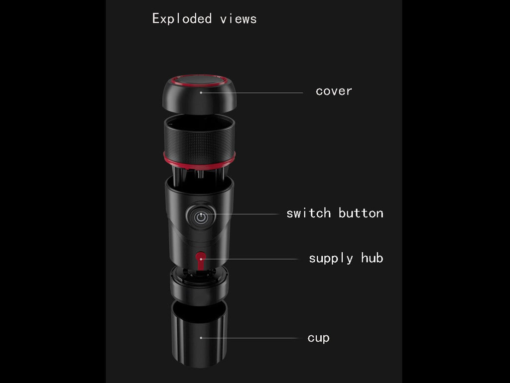 Portable Espresso Machine for Camping, Adventure Outdoor Gear, Compact Coffee Maker
