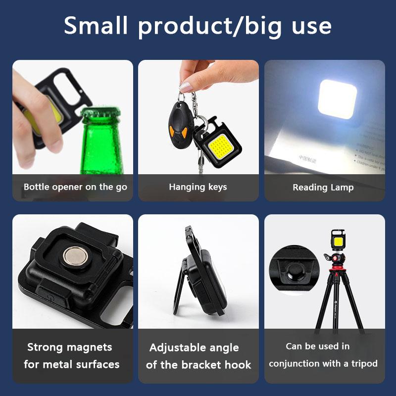 Portable Keychain Camping Light - Compact Outdoor Adventure Gear