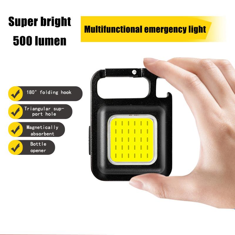 Portable Keychain Camping Light - Compact Outdoor Adventure Gear