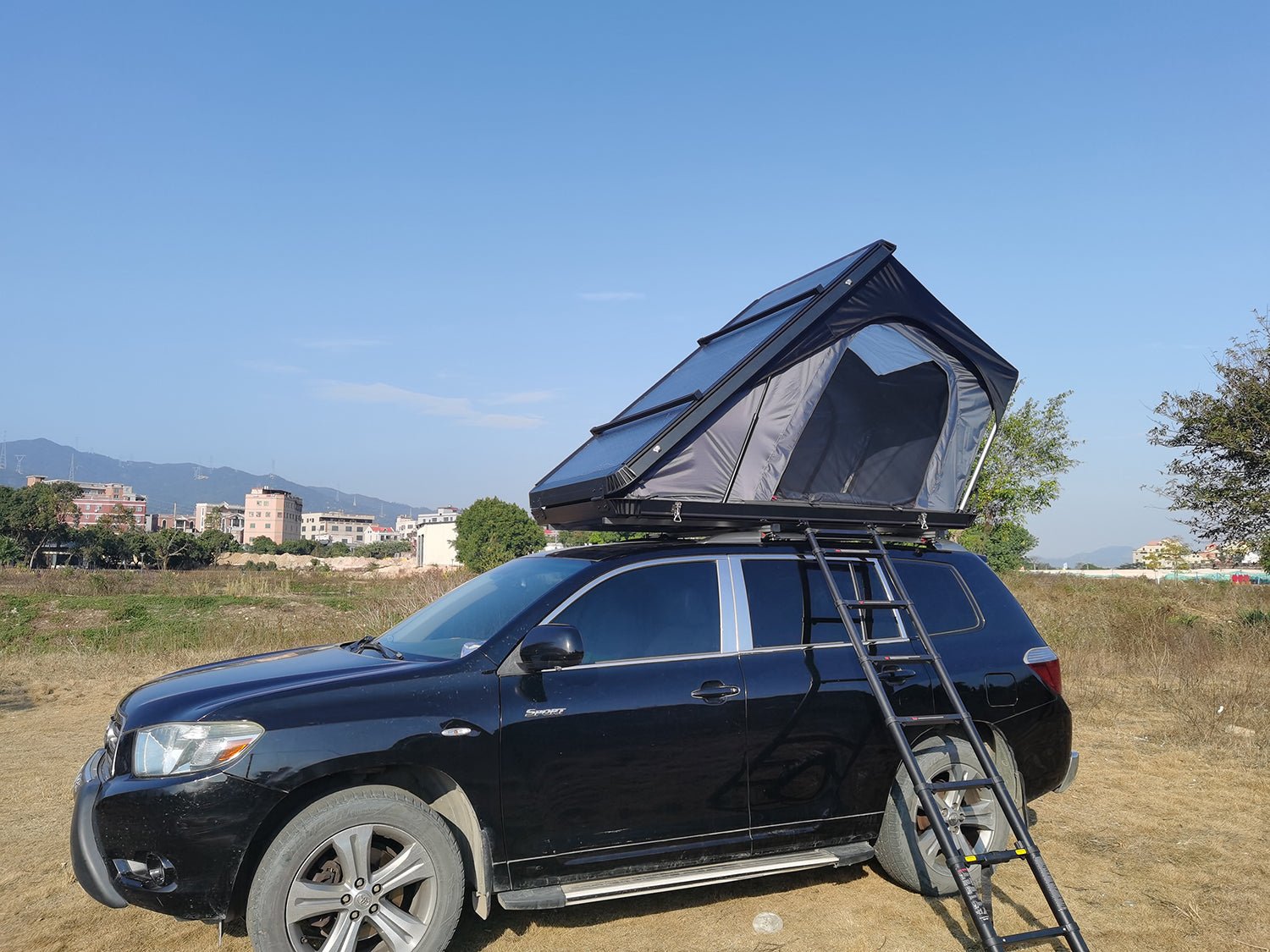 2 People Triangle  Aluminum Hard shell Car  Roof Top Tent   MOT-T600