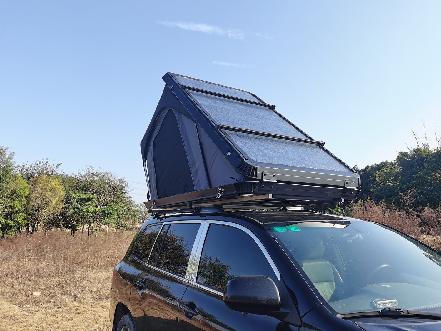 2 People Triangle  Aluminum Hard shell Car  Roof Top Tent   MOT-T600